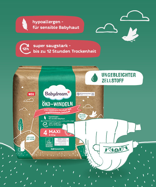 Rossmann Babydream Ökowindeln gewinnen