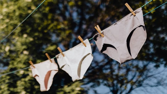 Unterwäsche an der Leine: speichern Unterhosen Bakterien? Unterwäsche