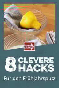 8 clevere Hacks, die das Putzen erleichtern Zeit für den Frühjahrsputz: Abstauben, Backofen sauber machen, Duschkopf entkalken, Armaturen putzen und Fliesenfugen sauber machen geht auch mit Hausmitteln. Wir haben acht umweltfreundlichen Tipps für euch. #frühjahrsputz #putzen #saubermachen #hausmittel