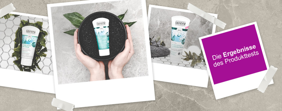 lavera Hydro Effect Pflegeserie Feuchtigkeitspflege Detox Maske