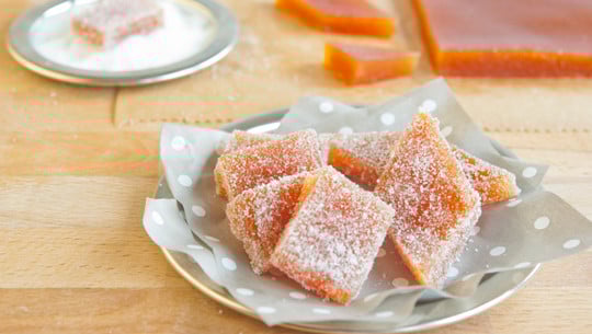 Homemade fruit candy quittenbrot