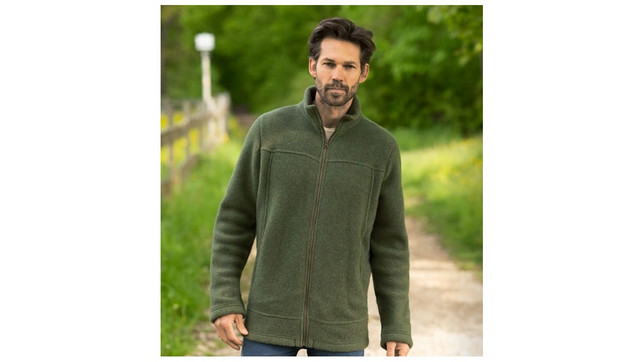 Thermokleidung: Diese Produkte halten dich nachhaltig warm Fleecejacke aus Bio-Wolle von Engel Natur