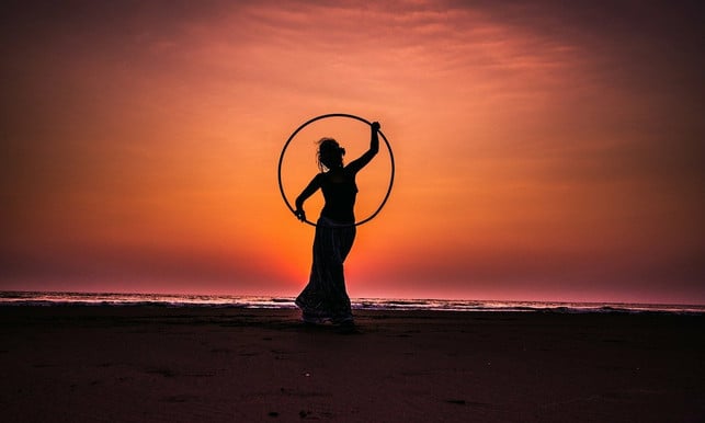 Hula Hoop is an effective sport to do at home.