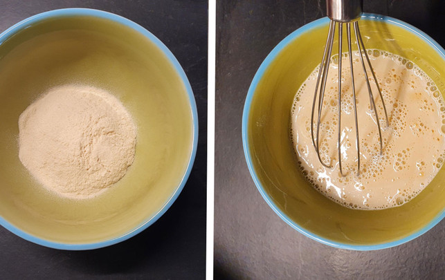 vegurt-greenforce-pulver-verruehrt-230307-1920x1209-1 Zubereitung: Das vegane Joghurtpulver mit Wasser verrühren und kühl stellen.