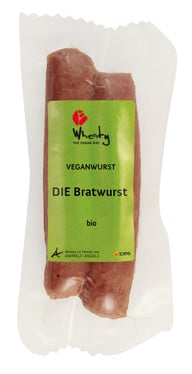 Aus Seitan: Die Bratwurst von Wheaty (bio) Seitanbratwurst von Wheaty (bio)