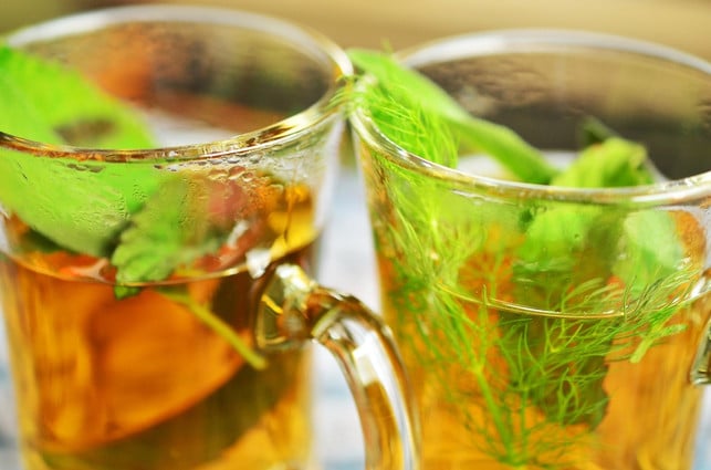 Peppermint tea is an alternative to Chaga tea.